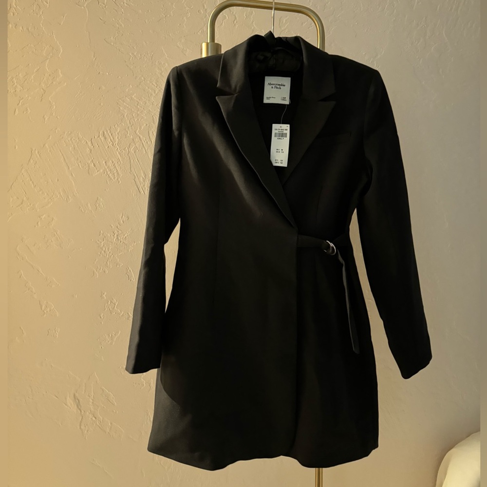 Abercrombie & Fitch Womens Side Belt Blazer Mini Dress Size XSP
